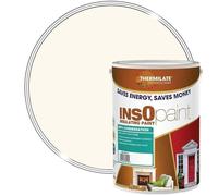 InsOpaint Insulating Anti Condensation Paint - Superior Protection Against Mould & Moisture | Energy Saving Thermal Paint for Walls & Ceilings | Damp Proof Paint - Creamy White - 5L