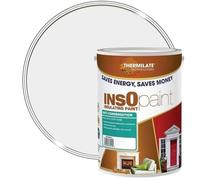 InsOpaint Insulating Anti Condensation Paint - Superior Protection Against Mould & Moisture | Energy Saving Thermal Paint for Walls & Ceilings | Damp Proof Paint - Rock Salt - 5L