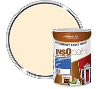 InsOpaint Insulating Kitchen & Bathroom Paint - Anti Mould Resistant Paint with Thermal Technology | Moisture Resistant Paint | Energy Saving Washable & Ceiling Paint - Londons Magnolia - 5L