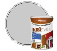 InsOpaint Insulating Kitchen & Bathroom Paint - Anti Mould Resistant Paint with Thermal Technology | Moisture Resistant Paint | Energy Saving Washable & Ceiling Paint - Manhattan Grey - 5L