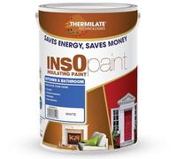 InsOpaint Insulating Kitchen & Bathroom Paint - Anti Mould Resistant Paint with Thermal Technology | Moisture Resistant Paint | Energy Saving Washable & Ceiling Paint - Rock Salt - 5L