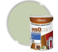 InsOpaint Insulating Kitchen & Bathroom Paint - Anti Mould Resistant Paint with Thermal Technology | Moisture Resistant | Energy Saving Washable Heat & Solar Reflective Paint - Sage Green - 5L