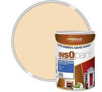 InsOpaint Insulating Kitchen & Bathroom Paint - Anti Mould Resistant Paint with Thermal Technology | Moisture Resistant Paint | Energy Saving Washable & Ceiling Paint - Matchstick - 5L