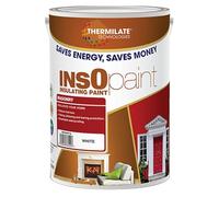 InsOpaint Insulating Masonry Paint - Thermal Protecting Exterior Wall Paint | Weatherproof & Breathable | Energy Saving Exterior Paint for Brick, Concrete, Render & Stone - Manhattan Grey - 5L