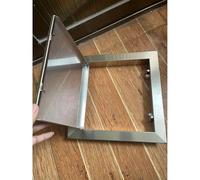 Inspection Access Panel, Stainless Steel Push-to-Open Wall Hatch, Ideal for Basements, Attics, and Bathrooms