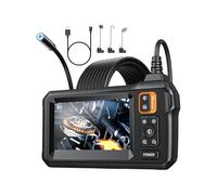 Inspection Camera: Waterproof Adjustable LED Light Borescope Endoscope with Flexible Snake Cameras Pipe Drain Inspection Probe | Fon Diagnostic Tool