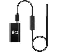 Inspection Endoscope Camera, Waterproof Camera Head with integrated LED lights, Wifi Connectivity compatible with Android, iOS or PC (5m)