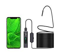 Inspection Endoscope WiFi 1200P HD Borescope Waterproof IP68 Snake Pipe Camera with 8 LED & 5M(16.4ft) Semi-Rigid Cable for iOS Android iPhone Windows Mac