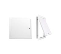 Inspection Hatch,Attic Door Ceiling Access Panel,Bathroom Services Hole Cover,Service Shaft with Lock and Key(350x350mm(13.8x13.8in))