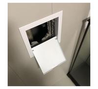 Inspection Hatch White Access Panel with Click Opening, Wall and Ceiling Inspection Flap, Metal Service Shaft Box(18x28inch/450x700mm)