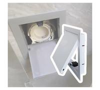 Inspection Hatch White Access Panel with Click Opening, Wall and Ceiling Inspection Flap, Metal Service Shaft Box(26x28inch/660x710mm)