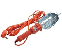 Inspection Lamp 240v Mains Camping Light With Hanging Tent Hook 5m Lead Night UK [EEK: A]