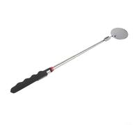 Inspection Mirror, 5cm Head 24-72cm Handle, Extendable Telescopic Repair Tool, 360 Rotatable Round Lens with Pocket Clip, Ergonomic Non-Slip Grip for Car Engine Maintenance and Hard-to-Reach Areas