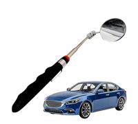 Inspection Mirror for Car - 73cm Stainless Steel Extendable LED Inspection Tool, Swivel Head Viewing Device, Magnetic Repair Stick | Automotive Check Tool for Vehicles SUVs Trucks RVs Home