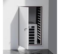 Inspection Panels Plumbing Access Panel with Lock & Key，Duct Inspection Door Hatch，White Doors Board Access Door