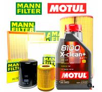 Inspection Set For BMW 116d 118d E81 E82 E87 E88 Filters Mann +6 Liters Oil