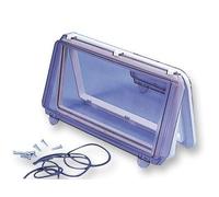Inspection Window 248X218mm, Accessory Type Inspection Window, for Use with FIBOX Enclosures, Colour Grey, External Depth 27mm, External Length/Height 248mm, External Width 218mm, IP/NEMA Rating I