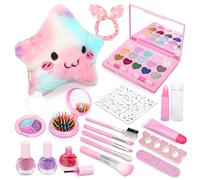 INSPIMYST Kids Makeup Sets For Girls, Safe and Washable Kids Make Up Kit Girls Toys, Little Girl Christmas Birthday Gifts Set For 3 -12 Years Old Girl
