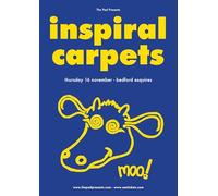 Inspiral Carpets Bedford 2023 A4 Print Poster Wall Art Home Decor Album Gift Present Photo Living Room Dining Room Bedroom Unframed Concert Tour Gig Live Show Music Arena