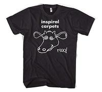 Inspiral Carpets T-Shirt Black Men Unisex Tee Shirt L