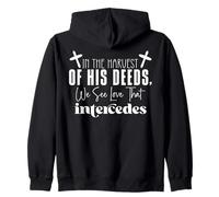 Inspiration and Faith Based Design Love That Intercedes Zip Hoodie