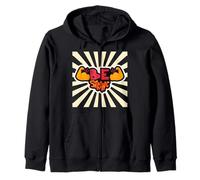 Inspiration Be Strong Love Positive Zip Hoodie