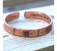 Inspiration Bracelet - Copper Snrise, Galaxy, Stars, Earth