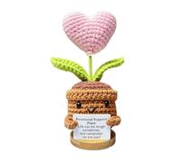 Inspiration Crochet Doll | Funny Crochet Flower | Positive Crochet Doll | Knitted Flower With Positive Card | Cute Crochet Sunflowers Inspiration Knitted Joy