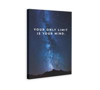 Inspiration for The Mind Home Motivational Wall Art Fitness Gym Theme Canvas Painting Canvas Wall Decorations Family Saying Quotes Painting Artwork Frame 20x30inchs(50x75cm)