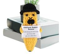 Inspiration Fruit, Crochet Inspiration Banana | Banana Man Inspiration Crochet Doll, 15cm Inspiration Plush Toy, Handmade Knitted Fruit Doll for Friends