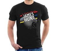 Inspiration Graphic Design James Hunt Helmet T-Shirt for Men Size XXL Black