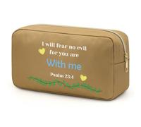 Inspiration Religious Gifts Makeup Bag Encouraging Gift for Women Catholic Spiritual Faith Bible Verse Gifts Cosmetic Bag Christian Present Inspirational Quotes Gift for Mom Aunt Sister Daughter