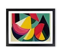 Inspirational Abstract Art Framed Wall Art Print A2 Black