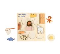 Inspirational Adult Wooden Puzzles - Religious Christian Decor, Personalized Name Jigsaw with Engraved Detail, Natural Timber Craft with, Display Keepsake Style, Faith Based Activity