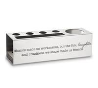 Inspirational Appreciation Thank You Keepsake Gifts for Workmate Colleague Women Men Work Friend Coworker Stainless Steel Pen Pencil Holders Apen18