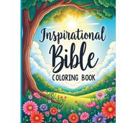 Inspirational Bible Coloring Book for Adults: Beautiful Scripture Coloring Pages Featuring Psalms, Proverbs, and Christian Designs for Peace and Mindfulness