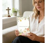 Inspirational Bible Journal, 52 Week Scripture Planner, A5 Devotional Notebook with Guided Pages, Portable Faith Organizer, Religious Accessory with Elegant Design, Spiritual Tool for Home Church