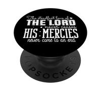 Inspirational Bible Quote Religious Message Grace and Mercy PopSockets Adhesive PopGrip