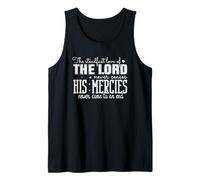 Inspirational Bible Quote Religious Message Grace and Mercy Tank Top