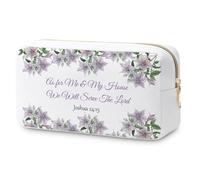 Inspirational Bible Verse Cosmetic Bags Christian Gifts for Girls Bible Verse Gift Motivational Gifts with Prayers Makeup Bag Religious Gifts for Christmas Best Friends Goddaughter Wife Travel Pouch