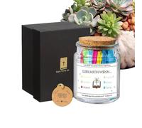 Inspirational Bible Verse Jar - Desktop Affirmation Ornament,Glass Religious Bible Verses In A Jar,for Christian Family Home Church Christmas Easter Baptism Adult