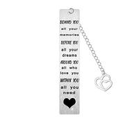 Inspirational Bookmark Gifts for Women, Colleague Leaving Gifts, Appreciation Gifts, Bookmark for Book Lover Gifts, Friends Daughter Son Birthday Graduation Christmas Gifts