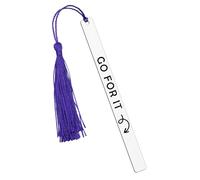 Inspirational Bookmarks for Book Lovers Funny Bookmarks for Women Metal Bookmark Gift with Motivational Quotes for Women Men Teachers, School, Home