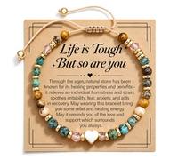 Inspirational Bracelet for Women Beaded Bracelet Natural Stone Boho Jewelry