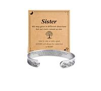 Inspirational Bracelet for Women I'll Always Be with You，Sister