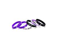 Inspirational Breast Cancer Awareness Silicone Bracelets Wristbands for Women Friends Pink Ribbon Rubber Bracelet Survivors Hope Faith Courage Strength Cancer Survive Encouragement Comfort Recovery