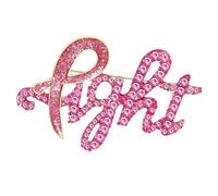 Inspirational Breast Cancers Awareness Jewelry Letters Designs Brooch Lapel Pin Accessory for Everyday Wear Letters Shaped Pin