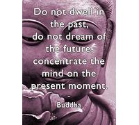 Inspirational Buddha Quote Door Meditation Purple Metal Tin Sign 8x12in/Home Kitchen Art Wall Bar Pub Club Outdoor Office Decor