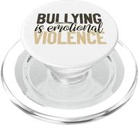 Inspirational Bullying is Emotional Violence Anti-Bullying PopSockets PopGrip for MagSafe