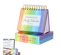 Inspirational Calendar 2024,Full Color Daily Affirmations Calendar Humorous with Daily Inspirational Quotes - Positive and Creative Desk , Vertical Motivational Decor p